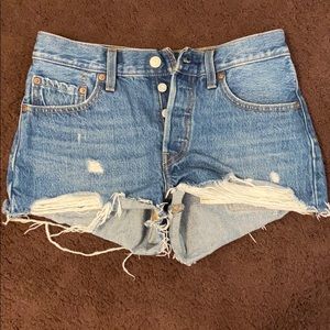 levi's denim shorts